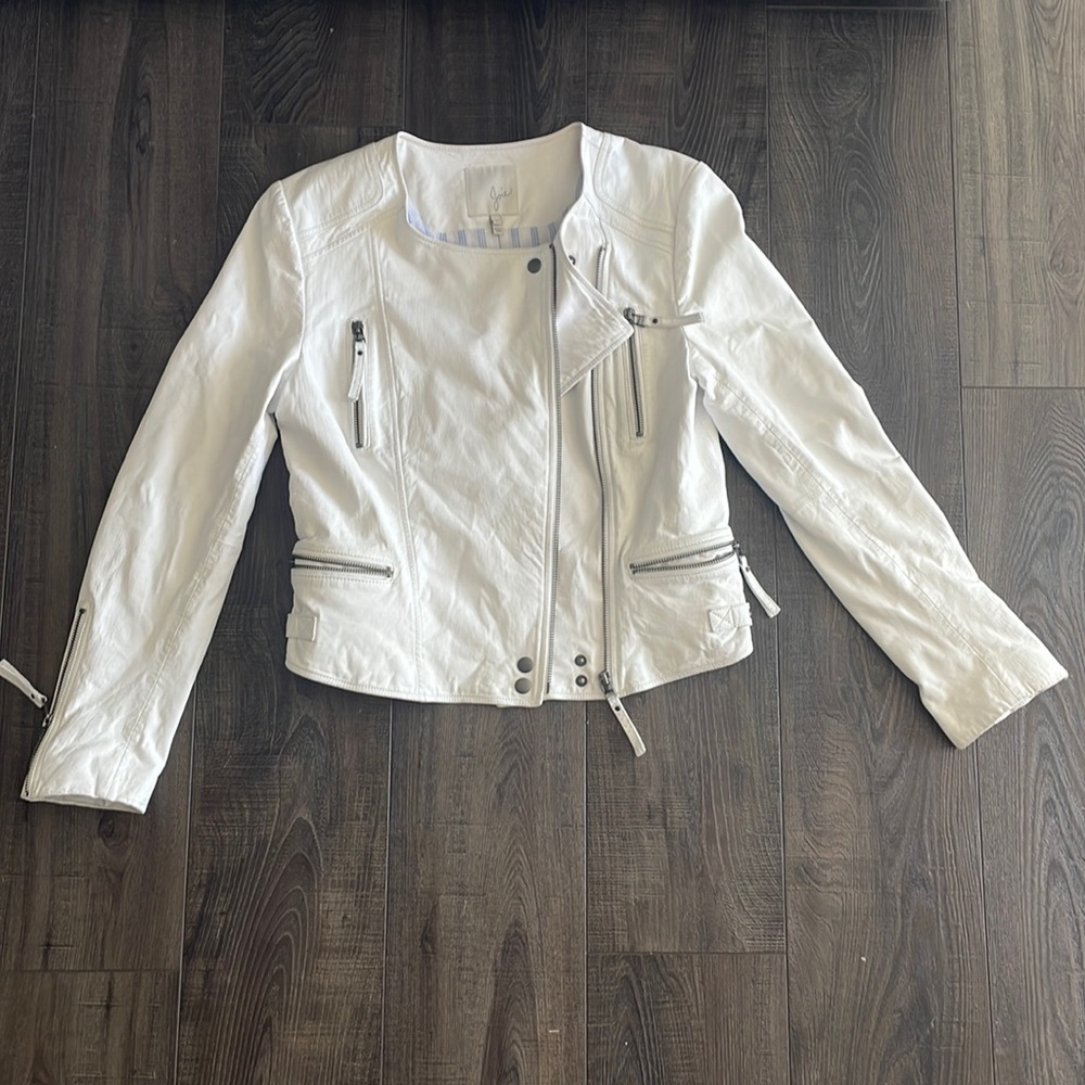Joie medium white leather jacket